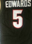 NBA 5 Edwards Georgia Maillot noir